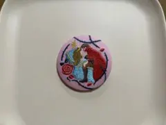 ディズニー　刺繍缶バッジ　眠れる森の美女