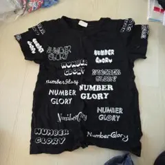 NUMBER GLORY Tシャツ 130cm 黒