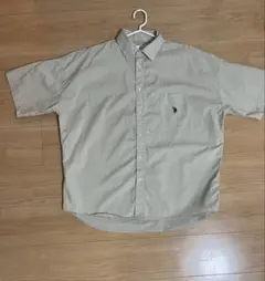 U.S. POLO ASSN. 半袖シャツ M ベージュ