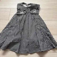 petit main ノースリーブワンピース チェック　90サイズ