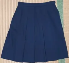 ネイビー プリーツスカート Mサイズ
