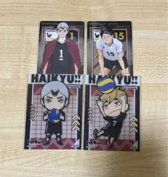 ハイキュー!! メタリックカードコレクション クリアカード 稲荷崎まとめ