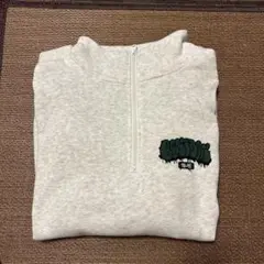 ハーフジップパーカー