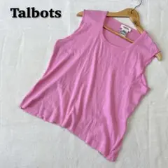 Talbots タルボット PETITES ノースリーブトップス L ピンク
