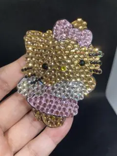 キティちゃん クリスタルヘアピン