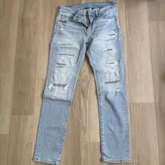 AMERICAN EAGLE ダメージデニムジーンズ 32