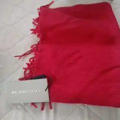 BURBERRY マフラー 赤