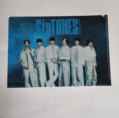 SixTONES GONG/ここに帰ってきて 通常盤特典 A5クリアファイル