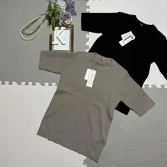 新品タグ付き　リブニット　2枚セット