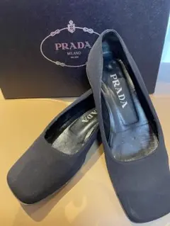 PRADA プラダ ローヒールシューズ 黒 36