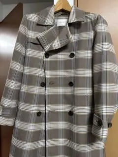 PUBLIC TOKYO チェックトレンチコート