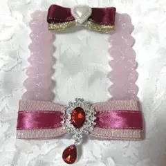 硬質ケース トレカケース ホイップデコ リボン ハート
