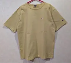 Champion Tシャツ　T1011　Lサイズ　ペールイエロー　色落ち有り