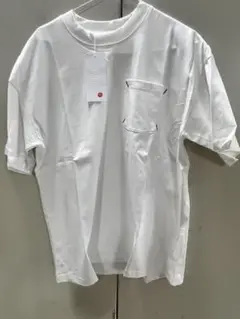 MM6 ホワイト Tシャツ 半袖 ポケット付き