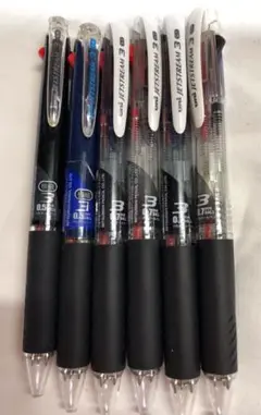 ジェットストリーム 3色ボールペン 0.7mm 0.5mm 6本セット