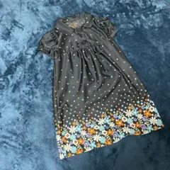 ZARA ザラ 花柄ワンピース 膝丈ワンピース 半袖ワンピース スペイン製