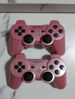 デュアルショック3 ps3 コントローラー　ピンク　2台　美品