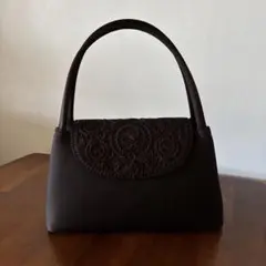 岩佐 日本製 コード刺繍 はっ水 フォーマルバッグ