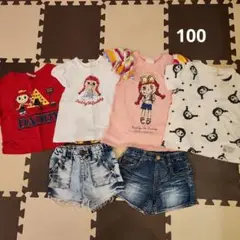 Daddy Oh Daddy　Tシャツ　チュニック　ショートパンツ　デニム