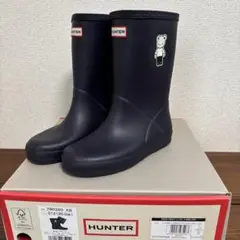 ファミリア HUNTER ブラック 長靴　24cm HUNTER×familiar コラボレーション第2弾 | ファミリア公式サイト