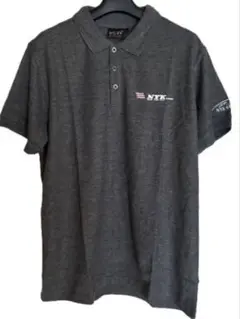 #ポロシャツ　半袖　ダークグレー　新品未使用 日本郵船 NYK Ｔシャツ　L