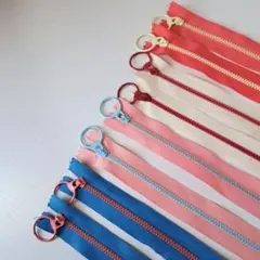 Bファスナー 8本セット 約20cm