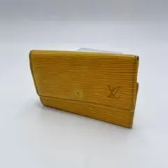 Louis Vuitton キーケース レザー イエロー ルイヴィトン エピ
