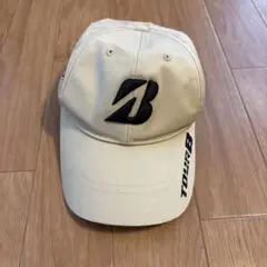 ブリヂストン　ゴルフ　キャップ　ベージュ