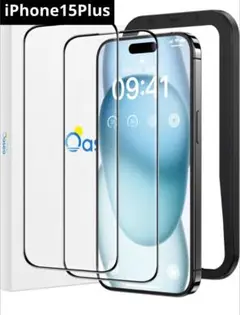 iPhone15Plus 用 強化ガラス 保護フィルム