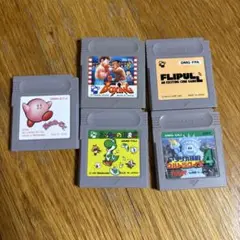 ゲームボーイソフト　5本セット