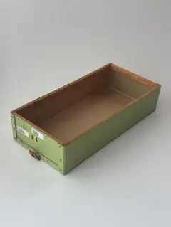 ヴィンテージ チェコ軍 ペーパーボックス ミリタリー 整理箱 インテリア