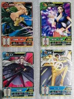 『ONE PIECE』カード　4枚
