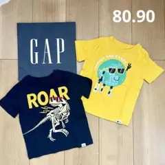 1 新品　baby gap 半袖　Tシャツ　80 90 夏　男の子　保育園 くま