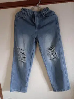 SHINE ダメージ　ワイドパンツ　未使用