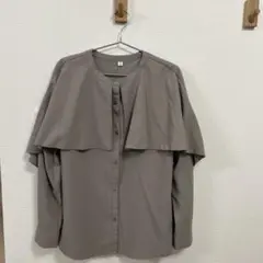 GU 長袖ブラウス
