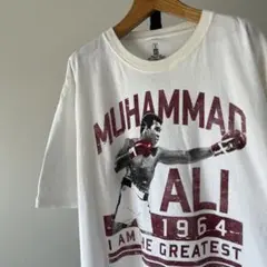 USA古着　モハメド・アリ　ビンテージTシャツ　スポーツ　ボクシング　人物　XL