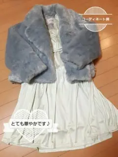 ラグナムーンファーコート☆゜.* 華やか 大人可愛い パーティー 結婚式 二次会