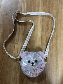 fafaクマ型透明ショルダーバッグ
