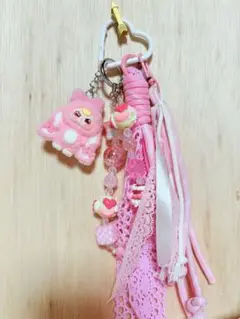 ベビスリ　マスコット付き　ストラップ　バッグチャーム