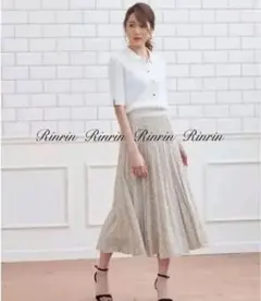【美品】ANAYI ドットロングスカート 36