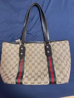 GUCCI チャーム付きハンドバッグ