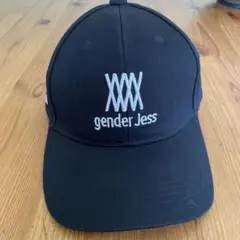 gender Jess ブラックベースボールキャップ