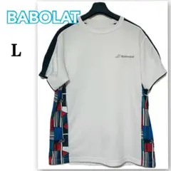 バボラ 半袖Tシャツ テニスウェア メッシュ 総柄 Babolat