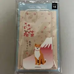 【新品】柴犬・富士山柄 iPhone14pro用 スマホケース