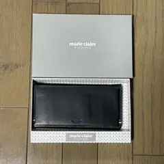 今だけ！新品未使用　marie Claire homme 長財布　ブラック　牛革