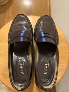 HARUTA ダークブラウン ローファー 24.5cm