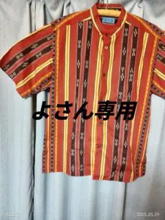 アロハシャツ　スタンドカラー
