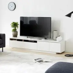 LOWYA ロウヤ テレビ台 テレビボード 180 ローボード ホワイト