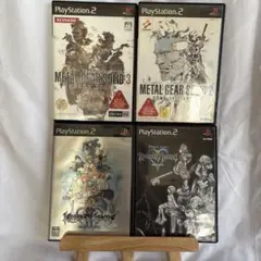 PS2 メタルギアソリッド・キングダムハーツセット　ジャンク