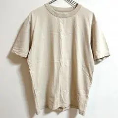 ユニクロ　UNIQLO クルーネック半袖Tシャツ　トップス　無地シンプル　L 綿
